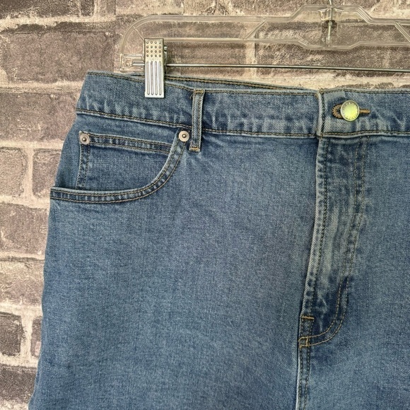 EVERLANE The Way High Denim Short Jean medium wash - Picture 2 of 10